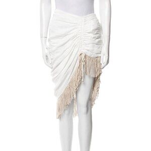 Just Bee Queen - Pleated Accents Knee-Length Skirt